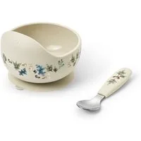 Elodie Kindergeschirr-Set Schüsselset Fütterset, 2 Teile - Fairytale Forest Ø12cm (2-tlg), 1 Personen, Silikon