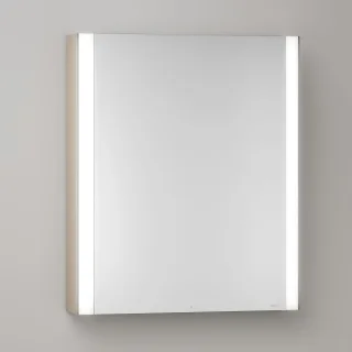 KEUCO Royal Atlas LED Spiegelschrank 60 x 71 x 12,7 cm mit 1 Tür, Anschlag links, Aufputz 211201450008