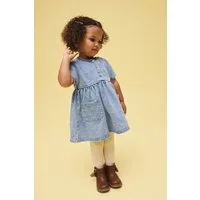 Next Jeanskleid Kurzärmeliges Kleid (1-tlg)
