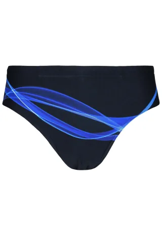 BASEFIELD - He.-Badeslip blue wave - Gr. - 6