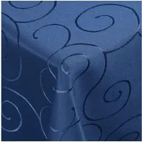 DecoHomeTextil Heimtextilmanufaktur Tischdecke Kringel Circle Tafeldecke Ornamente Damast Tischdecke