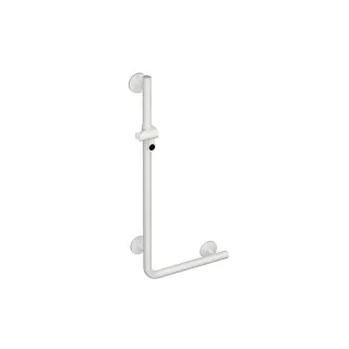 Hewi System 800 K Winkelgriff 950.33.2S9098 Sonderlänge, mit Brausehalter, signalweiß