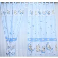 Primawela Vorhang Vorhänge mit Schlaufen Kinder Baby Gardinen Kinderzimmer