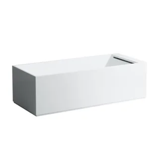 LAUFEN Kartell Freistehbadewanne H2223320006161 176 x 76 cm, mit LED-Beleuchtung, weiß