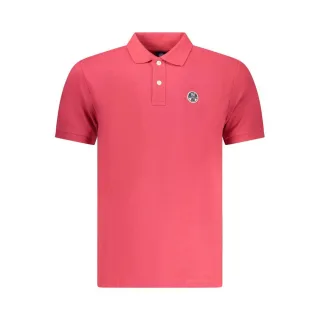 North Sails Rotes Baumwolle Herren Polo-Shirt
