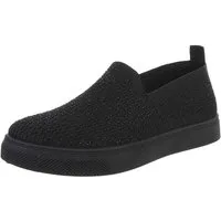 Ital-Design Damen Low-Top Freizeit Slipper (88843612) Flach Sneakers Low in Schwarz