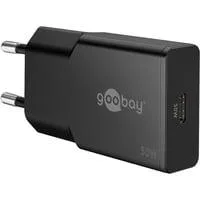 USB-C PD GaN Schnellladegerät Slim (30 W) schwarz