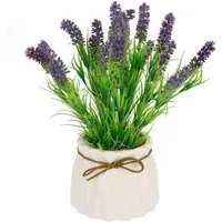 Kunstpflanze Lavendel, I.GE.A., Höhe 27 cm, Im Keramiktopf