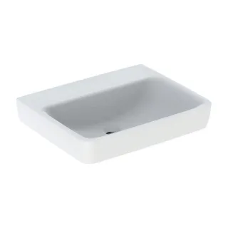 Geberit Renova Plan Waschtisch 501639001 60x48cm, ohne Hahnloch, ohne Überlauf, weiß