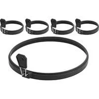 Plancha Silikonformen für Eier und Omlettes GACP003 schwarz, 1x 20cm Ring + 4x 10xcm Ring