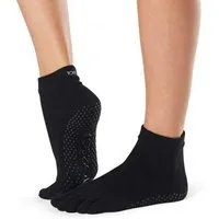 ToeSox Sportsocken Full-Toe Ankle Black Gr. M