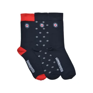 Lambretta - Socken für Herren(3er-Pack) (Marineblau/Rot/Weiß)