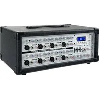 Pronomic Mischpult PM83U 8-Kanal Powermischer, mit Verstärker, Bluetooth und integriertem USB/SD MP3-Player
