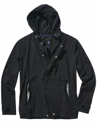 Mey & Edlich Herren Impuls-Jacke Schwarz 78 % Polyamid, 22 % Elasthan
