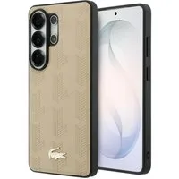 Lacoste Handyhülle Galaxy S26 Ultra Kunstleder beige MagSafe Logo goldfarbig 6,9 Zoll, Kantenschutz