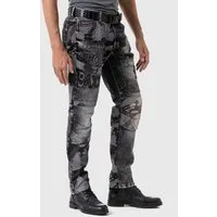 Cipo & Baxx 5-Pocket-Jeans Jeans im Camouflage-Look