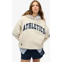 Superdry Kapuzensweatshirt ATH ESS RELAXED HOOD Oversize-Passform, mit Print