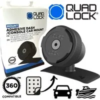 Quad Lock Handy-Halterung QUAD LOCK Lock Dash Auto klebe Armaturenbrett / Konsole Autohalterung