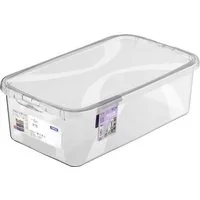 ROTHO Aufbewahrungsbox Rotho Aufbewahrungsbox Lona mit Deckel 33,8 x 19,8