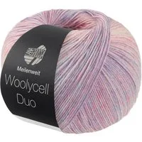 LANA GROSSA Meilenweit 100 WOOLYCELL DUO Häkelwolle, 400 m (4-fach Sockengarn ohne Polyamidanteil), 100 g