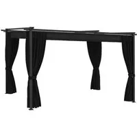 vidaXL Partyzelt Pavillon 4 x 3 m Anthrazit