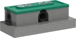 Hansgrohe uBox universal GK für Duschrinnen Ablaufgehäuse für Standardinstallation, 01001180 01001180