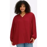 Sheego Klassische Bluse Tunika Langarm
