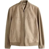 Next Bomberjacke Bomberjacke aus Velourskunstleder (1-St)