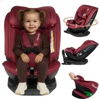lionelo Autokindersitz Bastiaan RWF i-Size, ab: ab 0, bis: bis 150 cm (36kg), ab: 40,00 cm, bis: 150,00 cm, (Set), 4 Sitze in 1/360' drehbare Basis / ISOFIX / Top-Tether