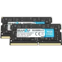 BRAINZAP 32GB (2x 16GB) RAM PC4-2666V SO-DIMM Laptop-Arbeitsspeicher (2666 MHz, CL19, 2Rx8, Non-ECC, Unbuffered, für Notebooks - Intel und)
