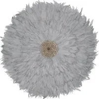 Guru-Shop Wandbild Große Wanddekoration aus Federschmuck und..