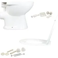 Stabilo Sanitär Tiefspül-WC Stand-WC Weiß Keramik mit Softclose-Sitz