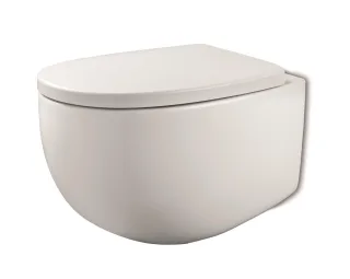 JEE-O Wand-WC spülrandlos inklusive Sitz, weiss matt, , 007-1007 007-1007