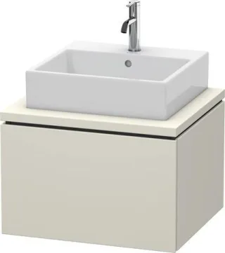 Duravit L-Cube Konsolenwaschtischunterbau wandhängend Taupe Matt 620x547x400 mm - LC581009191 LC581009191