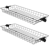 SoBuy Aufbewahrungskorb FRG34-P0 (2 St), 2er Set Körbe für Kleiderständer Teleskop Garderoben System