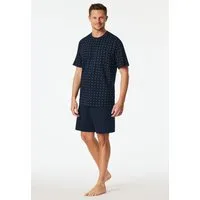 Schiesser Pyjama Comfort Essentials (Set, 2 tlg., 0) mit aufgesetzter Brusttasche