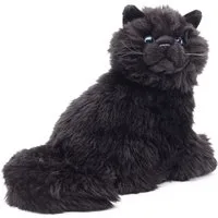 Uni-Toys Kuscheltier Perserkatze, sitzend - 25 cm (Höhe) - Plüsch-Katze - Plüschtier, zu 100 % recyceltes Füllmaterial