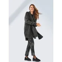MADELEINE Stoffhose Schlanke Hose mit Paisley-Print, Stretch Detailverliebtes Muster, V-Passe hinten, Reißverschluss
