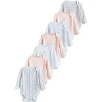 Next Langarmbody Langärmelige Baby-Bodysuits, 7er-Pack (7-tlg)