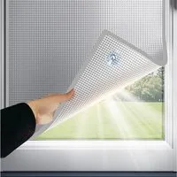 FELIXLEO Fensterfolie Sonnenschutzfolie Fenster Aluminium Isolier Fensterfolien 90x100cm