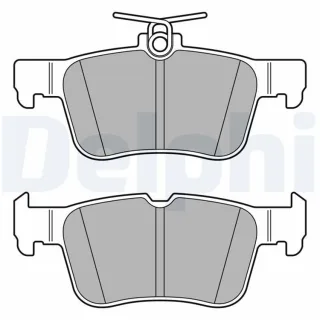 Delphi Bremsbel?ge hinten Ford Edge Ford Focus Galaxy Kuga Mondeo S-Max