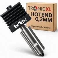 TronicXL 3D-Drucker P2S H2S H2D Hotend 0,2mm Düse passend für Bambu Lab 3D Drucker Nozzle, Zubehör Ersatzteil Ersatzteile