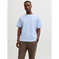 Jack & Jones Kurzarmshirt JPRBLAETHAN SS LOGO TEE SN Materialmix, regular fit