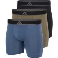 adidas Sportswear Boxer Active Micro Flex (3er Pack) Logo-Bund, elastisch, Mikrofaser, ohne Eingriff