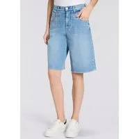 Herrlicher Jeansbermudas Brooke Bermuda Denim mit weitem Bein