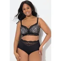 Ulla Popken Soft-BH TruYou Bralette Spitze Softschale ohne Bügel