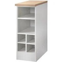 KOCHSTATION Unterschrank KS-Stockholm hochwertige MDF-Fronten