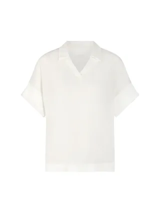 Marc Cain Sports - Blusenshirt aus Materialmix off-white - Gr. - 36