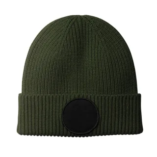 Beechfield - "Fashion" Mütze Runder Aufnäher (Olivgrün/Schwarz)