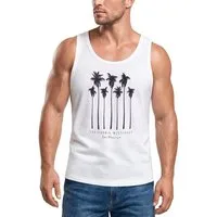 Neverless Tanktop Herren Tank-Top Palmen California Westcoast Palms Summer Muskelshirt mit Print